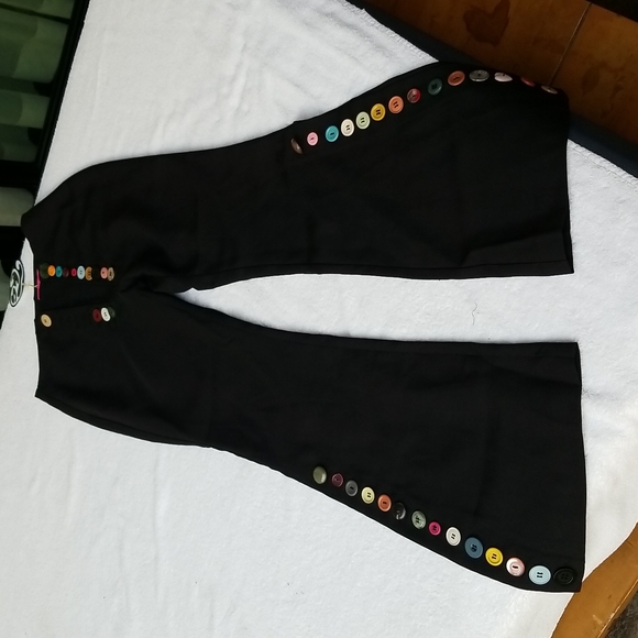 Tyler Mcgillivray black button pants - Picture 2 of 10